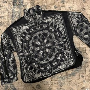 NWOT Free People Paisley Jacket Size Large